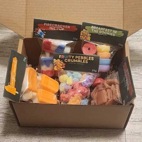Count of 5 Assorted Wax Melt with 25g of mold