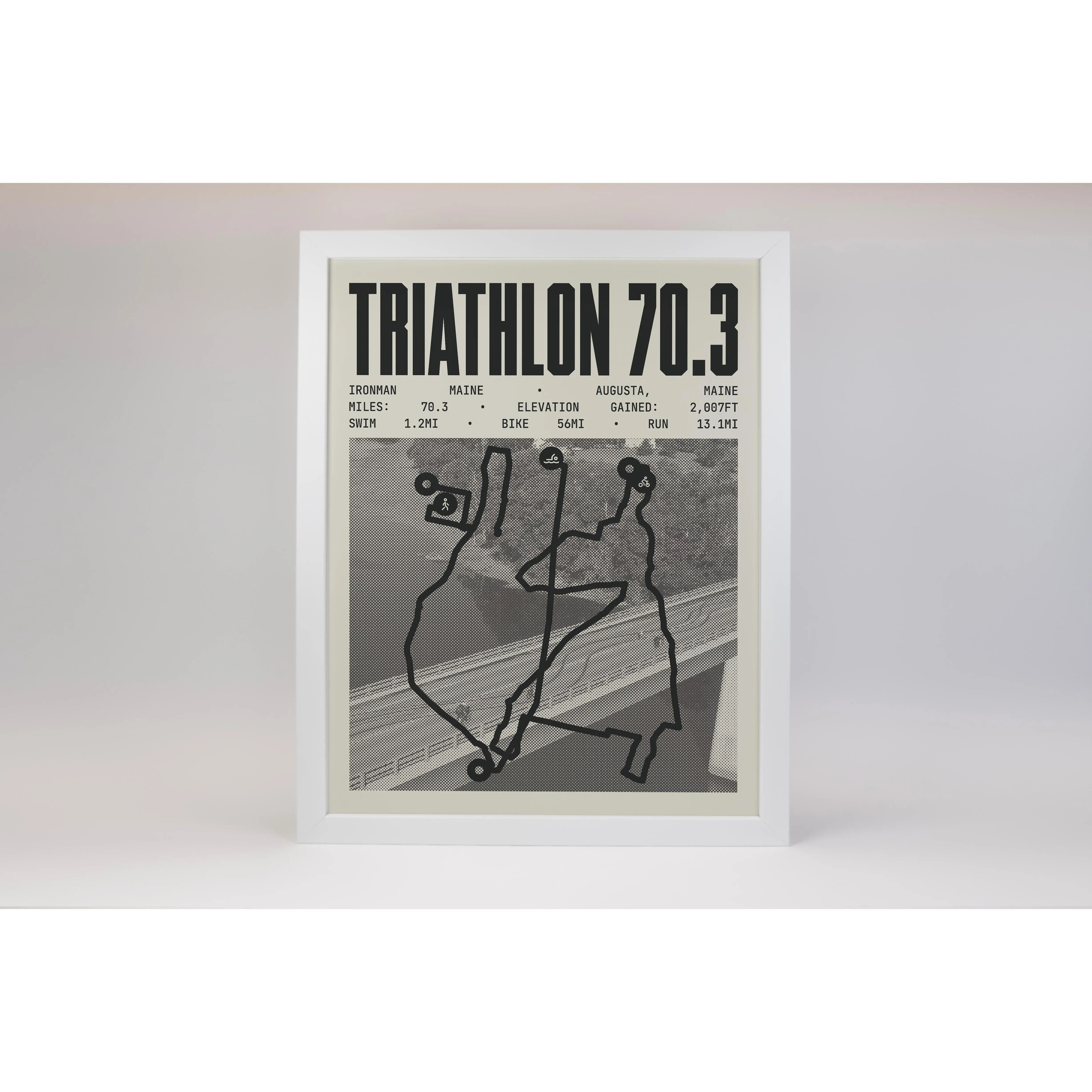 Ironman 70.3 Maine Poster