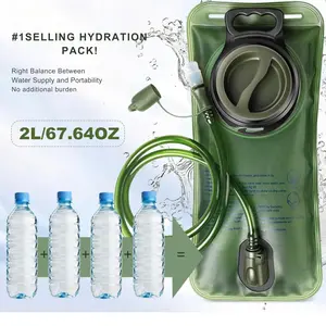 Hydration Bladder for Hiking, Backpacking, Outdoor Activities - Fits any Backpack #1 Hydration Pack durable trekking