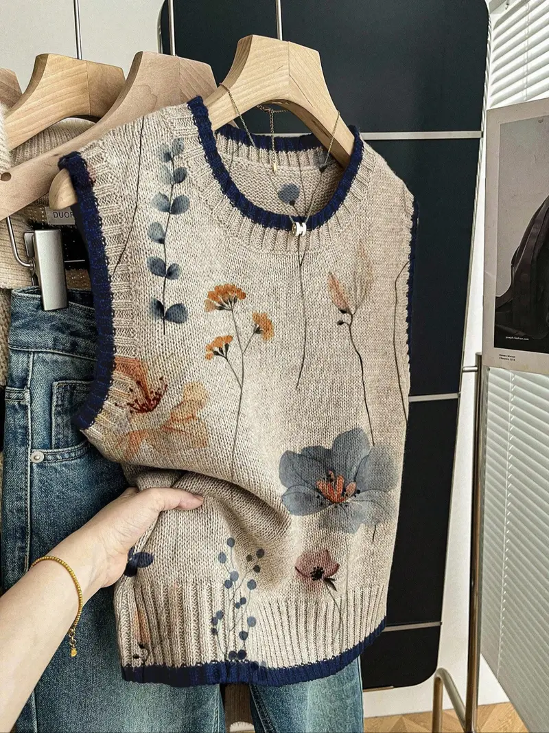Floral knit top zara - TikTok Shop