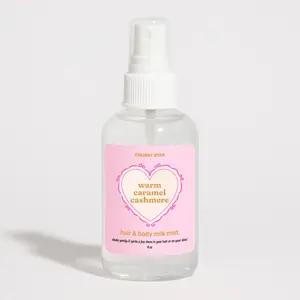 Warm Caramel Cashmere Body Milk Mist Spray For Body & Hair - Fragrant Hair and Body Spray Milky Mist - Alcohol Free Body Mist - Cinnamon, Butter, Vanilla, Caramel Scent