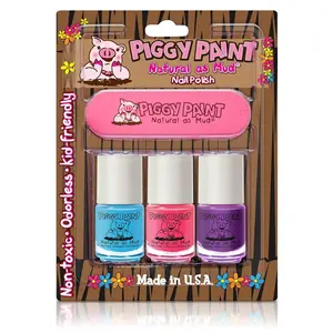 Nail Polish and File Kit (Sea-quin, Forever Fancy, Girls Rule)