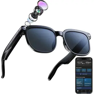 Glasses with Camera,   & Call, 800W  Camera Glasses, 1080P Video Recording, Built-in ChatGPT Voice Assistant Control for Men Women (Black)