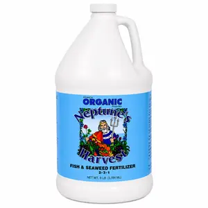 Neptune's Harvest Fish & Seaweed Liquid Fertilizer (2-3-1) - 1 Gallon Bottle - Plant Food for Garden - Indoor & Outdoor Organic Plant Fertilizer for Vegetables, Flowers, Fruit, and Lawns