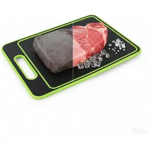 Quick Defrosting Tray for Frozen Meat - Conductive  Rapid Thaw Plate, Safe Thawing Kitchen Gadget for  -  Heating Defroster Board with Non-Stick Surface, Doubles as  Board