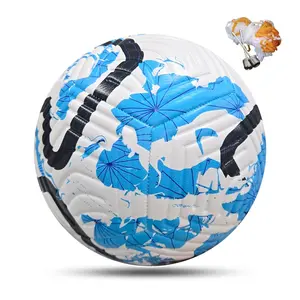 Size 5 Durable PU Leather Soccer Ball Set, Machine Stitched Training & Entertainment Football, Perfect Gift for Boys Men, Football Balls