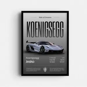 Koenigsegg Jesko Poster, Jesko Print, Car Print, Car Wall Art, Car Posters, Boys Room Decor