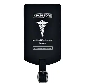 CPAP Store USA Identification Carry-On Luggage Tag for CPAP or BiPAP Machine & Travel Oxygen Concentrator