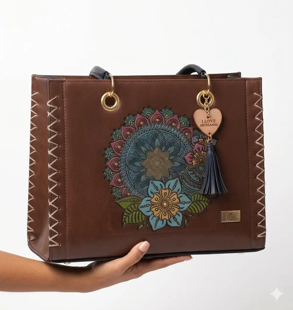 Large Vegan Leather Purse