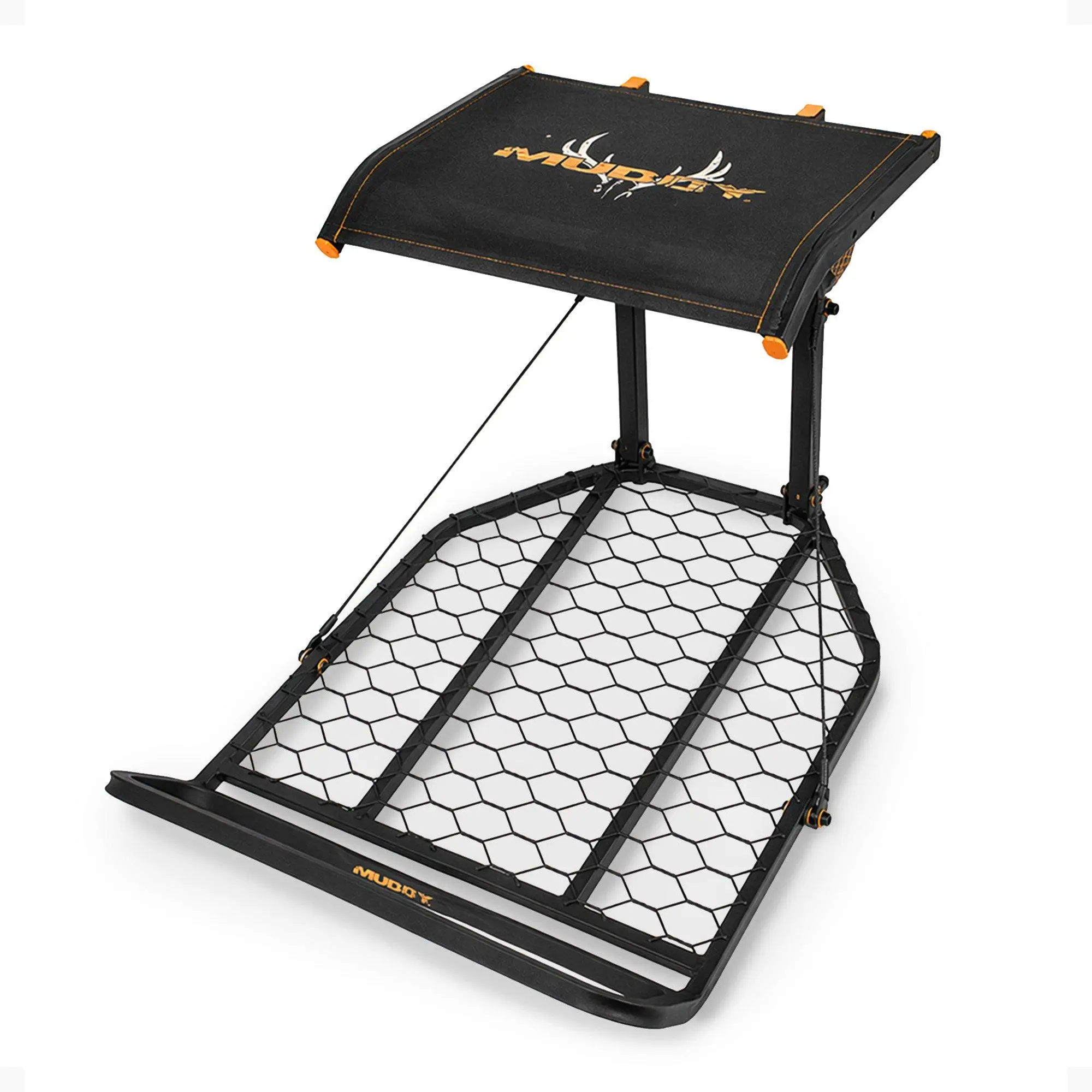 Muddy The Boss XL Hang On 1 Person Deer Hunting Tree Stand, Extra Wide Platform