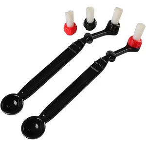 2 Pcs Coffee Machine Cleaning Brush with 2 Pieces Detachable Brush Head and Spoon Coffee Cleaning Tool Beauty & Personal Care
