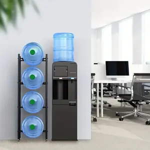 Water Bottle Storage Rack, 1 Count Water Dispenser Stand, Water Bottle Holder, Drinking Utensils for Home Office Living Room, Kitchen, Water Jug Dispenser