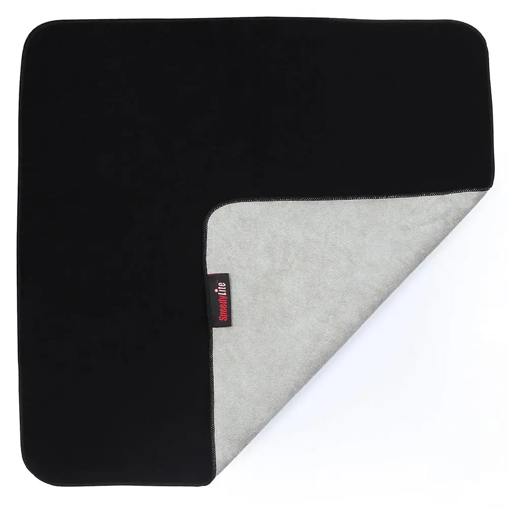 SpeedyLite Camera Wrap for Digital Cameras, Tablets & Laptops with Waterproof Mid-Layer Self-Sticking Protective Lens Wrap in Black