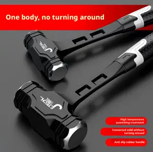 High-carbon steel octagonal hammer, solid heavy-duty hammer, anti-slip ergonomic shock-absorbing handle, multi-specification impact-resistant hammer, suitable for construction and DIY enthusiasts, the best gift for Valentine's Day