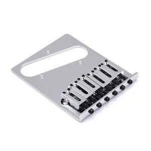 KD By AxLabs Modern 6-Saddle Tele®-style Bridge - Vintage 4-Screw Mount String-Through