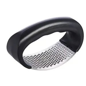 Stainless Steel Garlic Press Crusher Manual Garlic Chopper Garlic Chopping Tools Fruits and Vegetables Kitchen Gadget
