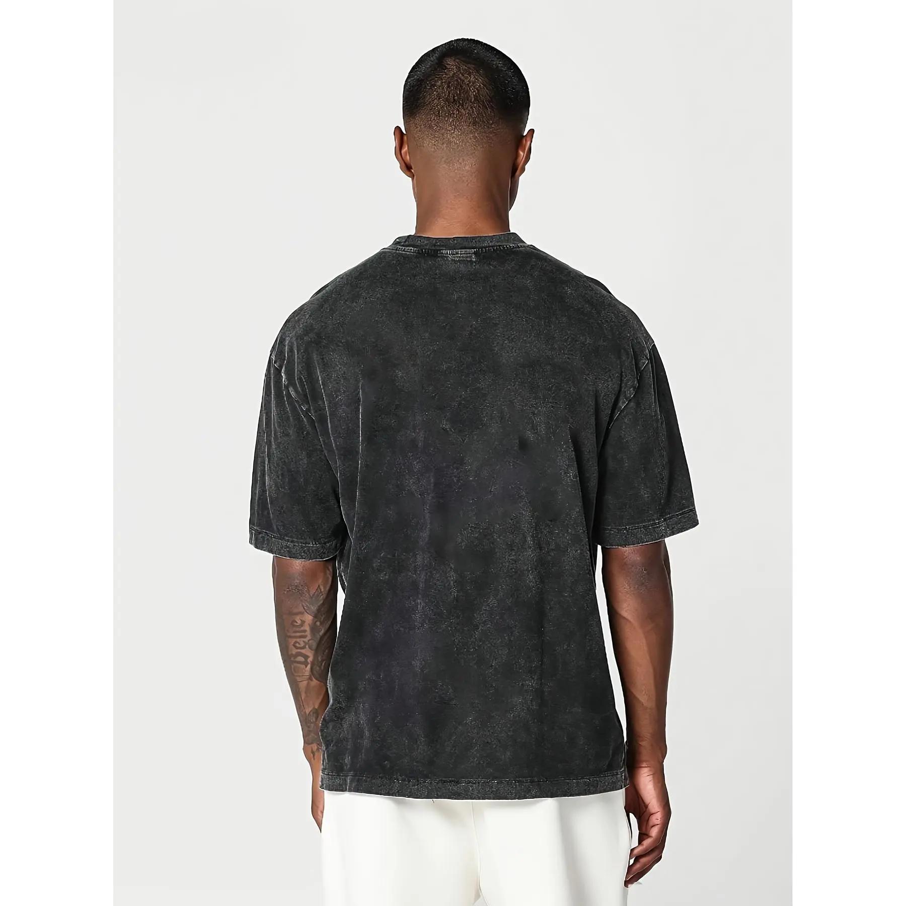 3Pcs Acid Wash T-shirts Unisex Oversized Half Short Sleeves Casual Loose Solid Streetwear Tops,Lady T-shirt Baggy Retro Street T-Shirts,Loose Fit funny cat graphic worm women