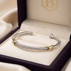 Genuine S925 Sterling Silver 4mm X-Shape Bracelet - Luxury Hip Hop Neutral Unisex Fine Jewelry for Male, Female Adults, Ideal for Daily Wear or Gifting