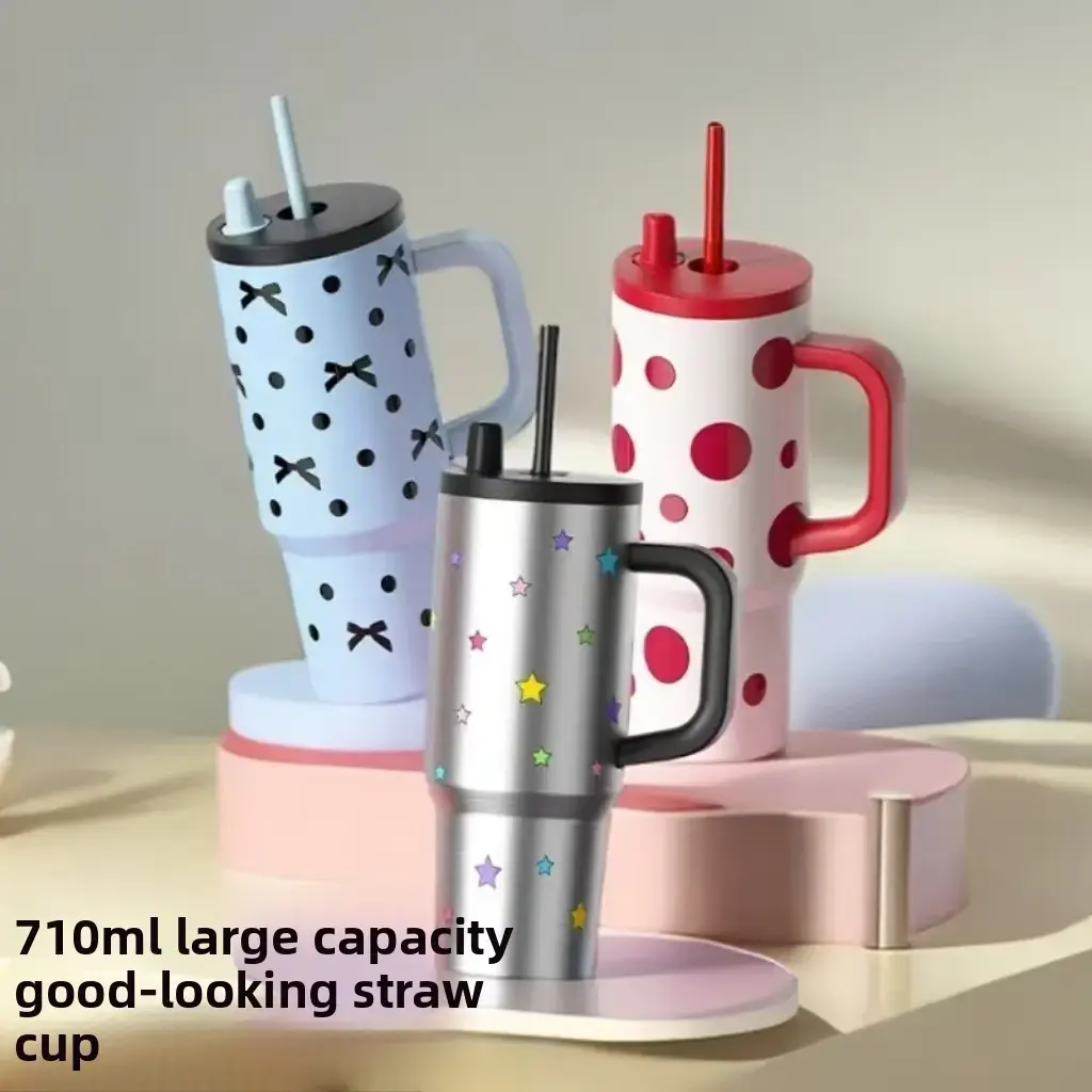 316 Stainless Steel Thermos Cup, Large Capacity High Value Car Water Cup, Portable Cold & Hot Drink Bottle for Girls