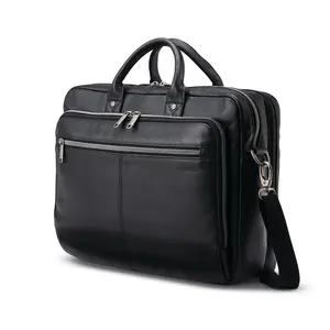 Samsonite Classic Leather Softside Toploader - Bags