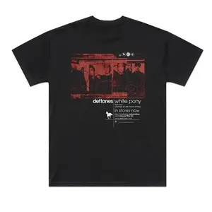 DEFTONES WHITE PONY UNISEX BAND T SHIRT BLACK T SHIRT