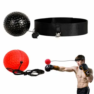 Boxing Reflex Ball Set with Headgear & Reflective Elastic Line for Reflex Speed & Hand-Eye Coordination Training Ideal for All Levels - Movement