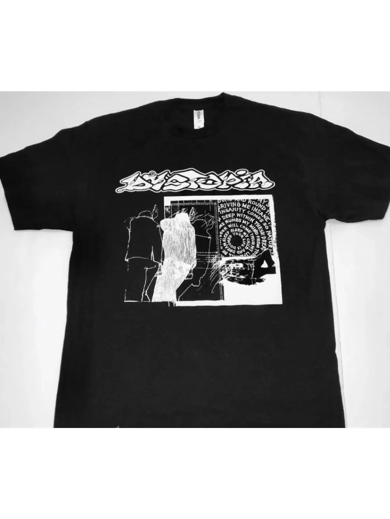 Dystopia Official Sleep T-Shirt with Short Sleeves unisex soft cotton short sleeve t shirt, vintage graphic casual tee for men women teens, perfect birthday holiday gift for camping travel gym daily street  wear