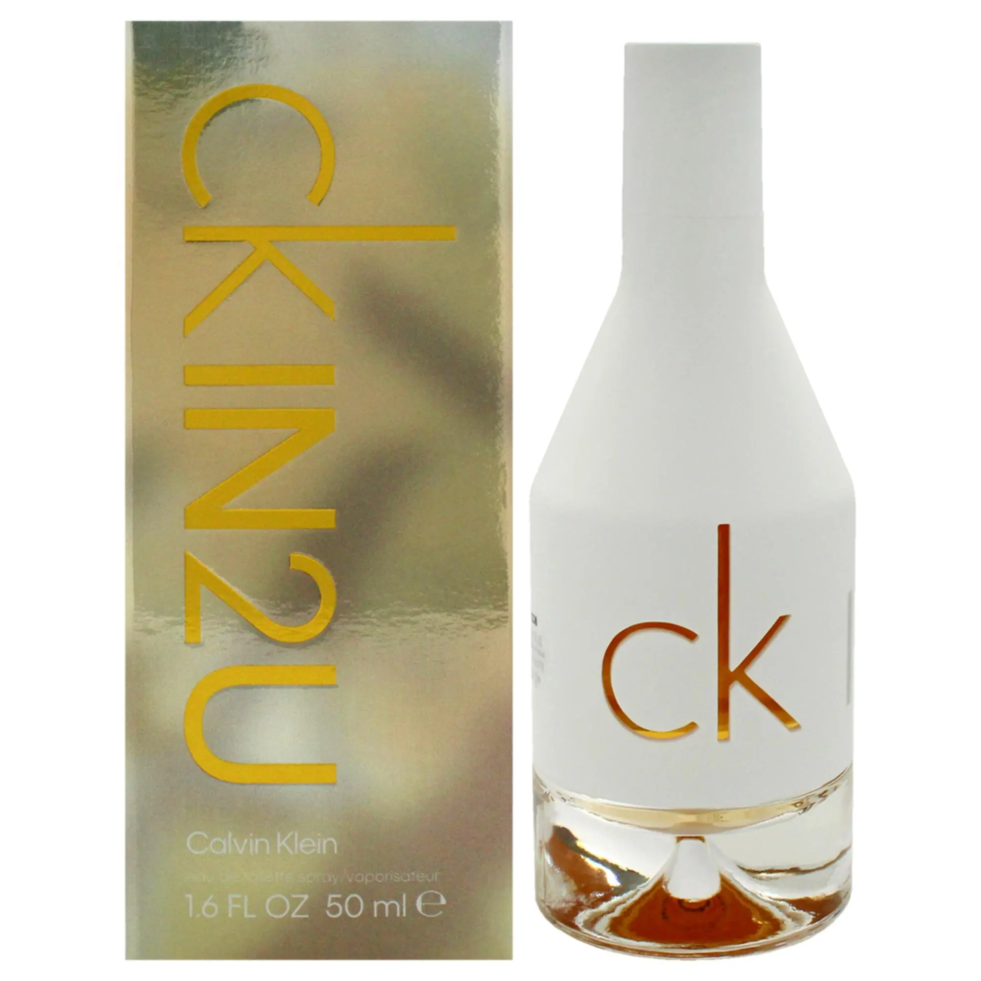 Calvin Klein CKIN2U Women's Eau de Toilette Spray - 1.6 fl oz, Everyday Fragrance with Freshness, Light Aroma, Long-Lasting Scent, Spray Pulse Points