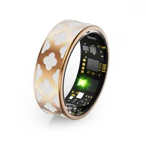 Colorful Enamel Smart Ring |   Unique Stylish Design |   Heart Rate & Blood Oxygen Monitoring |   Step Counter & Sports Fitness Tracker