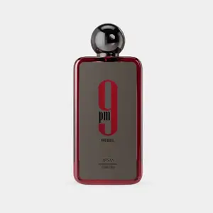 AFNAN 9 PM Rebel Eau de Parfum Spray, Latest Launch 3.4 Ounce Perfume Fragrance for Unisex Woody Amber