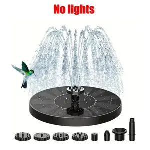 Solar Fountain Pump Kit, 1.5w Solar Panel Water Pump for Ponds, Swimming Pools, Gardens, Fish Tanks, Outdoor Submersible Pump