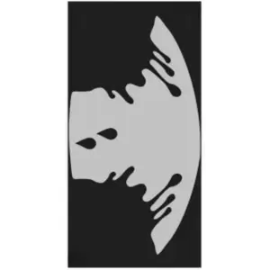 Stencil1FX Eye Drips 1 Tears Makeup Stencil - Water Drops Reusable Stencils United States Stencil America for Parades, Parties and More!