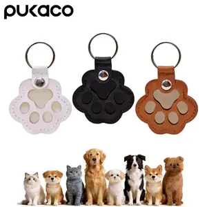 Pet Fur Keepsake Leather Keychain – Paw Memorial Charm for Dog & Cat Hair, Sympathy Gift for Pet Loss