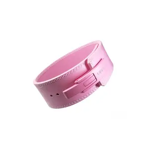 UPPPER Lever Belt Pink - 10mm, Quick-Release Lever, for Powerlifting & Deadlifts