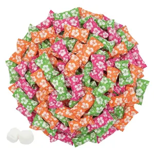 Hibiscus Buttermints 216ct – Hawaii Candy for Hawaiian Party, Beach Themed Candy Buffet, Moana Party Favors, Tropical Aloha Mints, Buttermints Individually Wrapped in Bulk