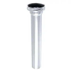 212 MAIN 8 in. Solid Brass 1.5x1.25" Slip Joint Step-Down Tailpiece, 1.5 in. to 1.25 in. Conversion, Polished Chrome, Easy Installation