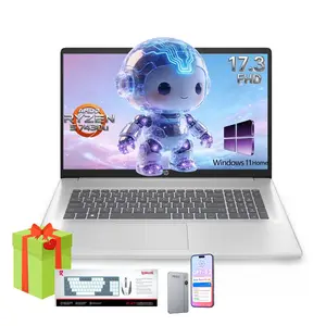 2026 HP 17.3" AI Laptop for Student & Business | Ryzen 5 7430U | 32GB RAM 512GB SSD | Win11 Home | Type-C | Numeric Keyboard | Accessory Bundle