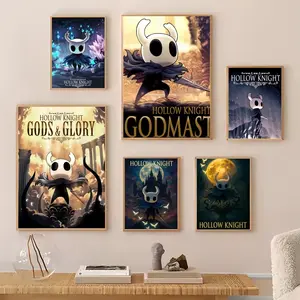 H-Hollow K-Knight Painting Calligraphy Gallery-Quality Canvas Wall Art Poster | Waterproof & Fade-Resistant | Minimalist Unframed Design | Living Room, Bedroom & Office Decor | Multiple Sizes | Holiday gifts