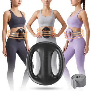 YXD18 mini muscle training fascia ring, 2026 new model with 12 mode changes, upgraded adjustable straps, fits waist up to 55 inches, suitable for relaxing waist and back muscle training.