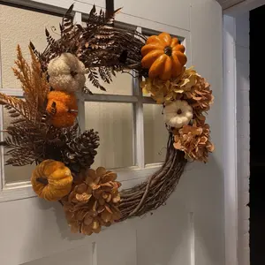 Beautiful hand-made wreaths for the fall season
