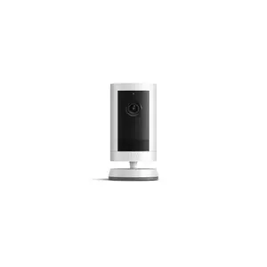 Ring Outdoor Cam Plus, Battery (newest model), Home or business security, Wide-Angle 2K Video with Ring Vision, Low-Light Sight for full-color night vision, Mount-Anywhere Versatility, White