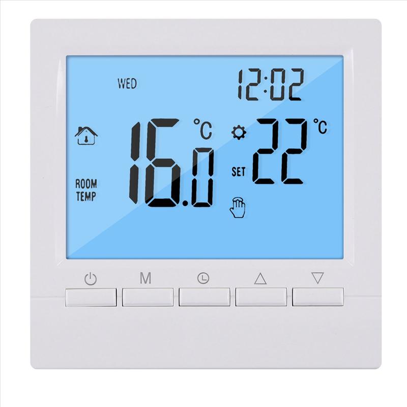 Programmable Digital Thermostat 3A Weekly Room Temperature Controller ...