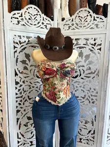 Corset flower shirt