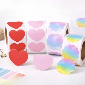 Creative Thermal Labels | Heart & Cloud Shapes | 400 Labels