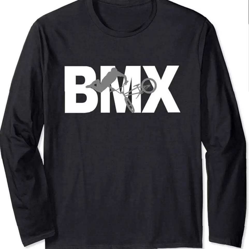 Bmx Free Style Bike Long Sleeve T-shirt