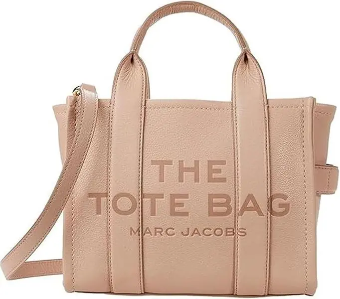 Marc Jacobs The Leather Small Tote Bag - Rose Dust H009L01SP21-683