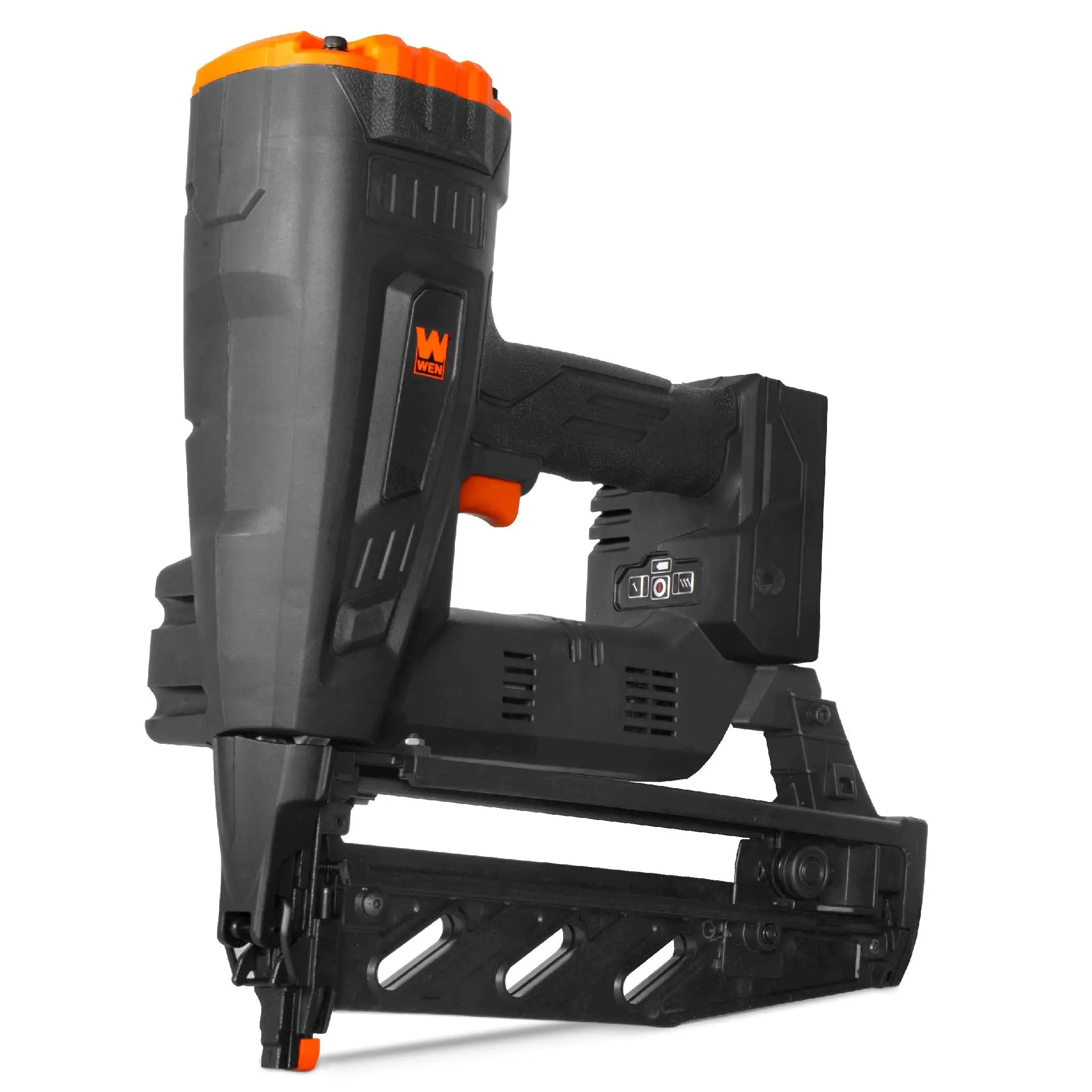 WEN 20516BT 20V Max Cordless Brushless 16-Gauge Brad Nailer - Power Tools, Rubber Grip, Dry-Fire Safe (Tool Only - Battery Not Included)