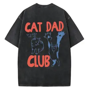 Cat Dad Shirt, Cat Dad Tee, Comfort Cat Dad Club TShirt, Back Design Tee Funny Cat Shirt, Cat Lover, New Cat Dad Shirt, Pet Parent