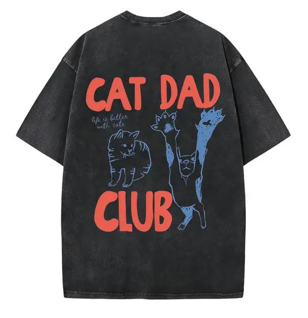 Washed T-shirt-Black