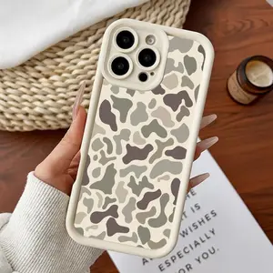 Camouflage Soft TPU Shockproof Case for iPhone 11/12/13/14/15/16/ProMax/X/XS/XR/XSMax | Premium Protection, Stylish Design